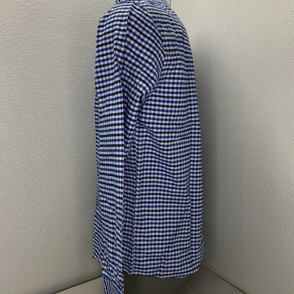 NEW BROOKS BROTHERS Oxford Polo Button-Down Shirt – Blue/Multi Check – Size M - Picture 8 of 10